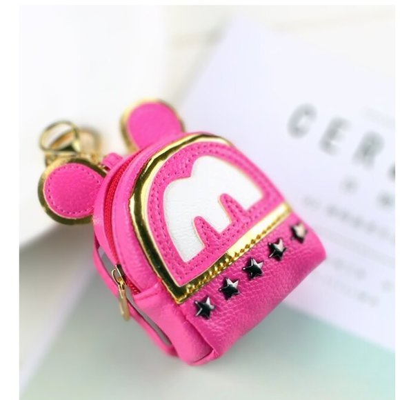 key bag, coin purse, mini  Backpacks, car key chain pendants ladies' wallets - Picture 5 of 6